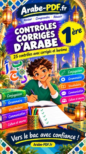 Livre de contrôles corrigés d’arabe 1ère (PDF)