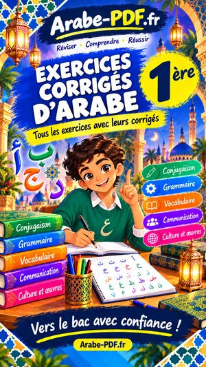 Cahier d’exercices corrigés d’arabe 1ère (PDF)
