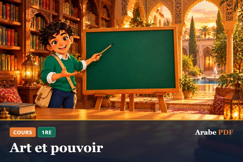 Cours d’arabe 1re : Art et pouvoir