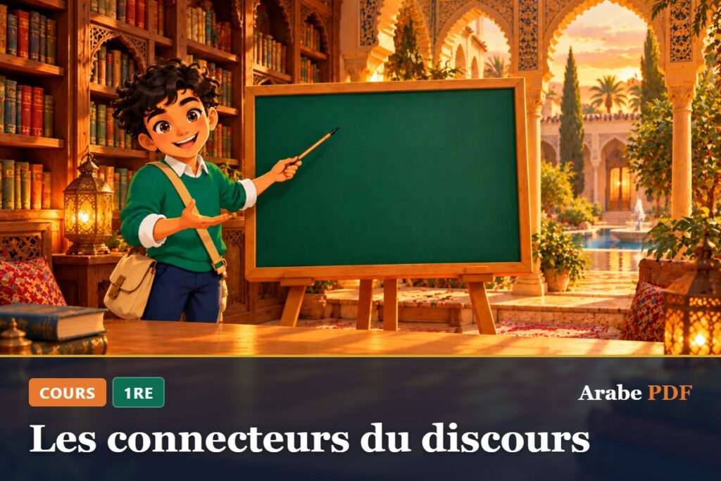 Cours d’arabe 1re : Les connecteurs du discours