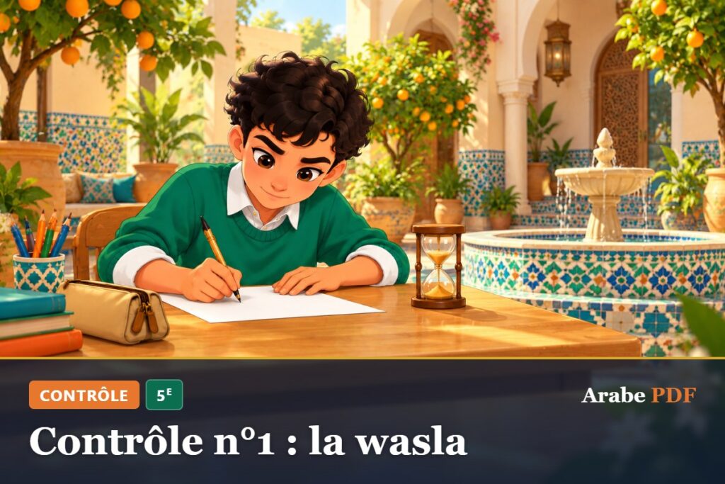 Contrôle n°1 : la wasla – contrôle d’arabe 5e