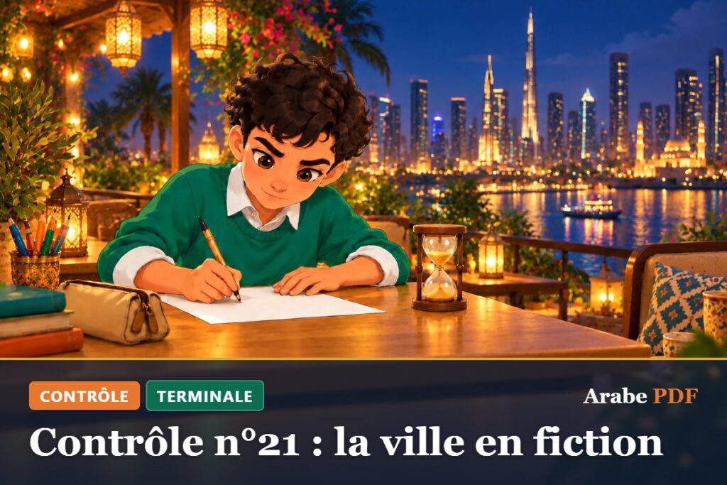Contrôle n°21 : la ville en fiction – contrôle d’arabe Terminale