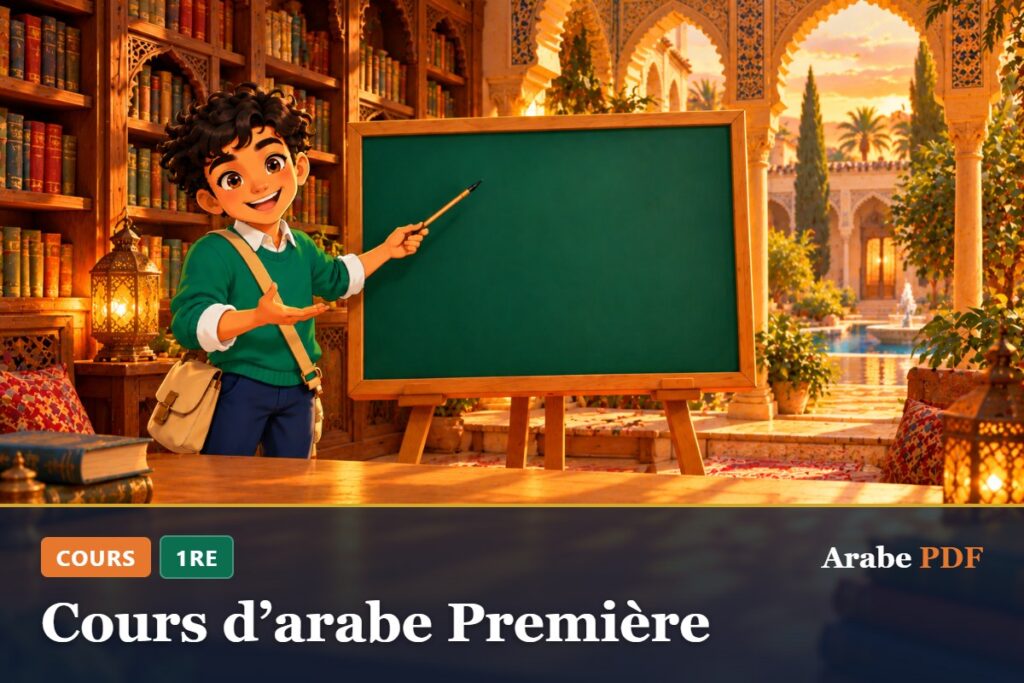 Cours d’arabe Première – Arabe PDF