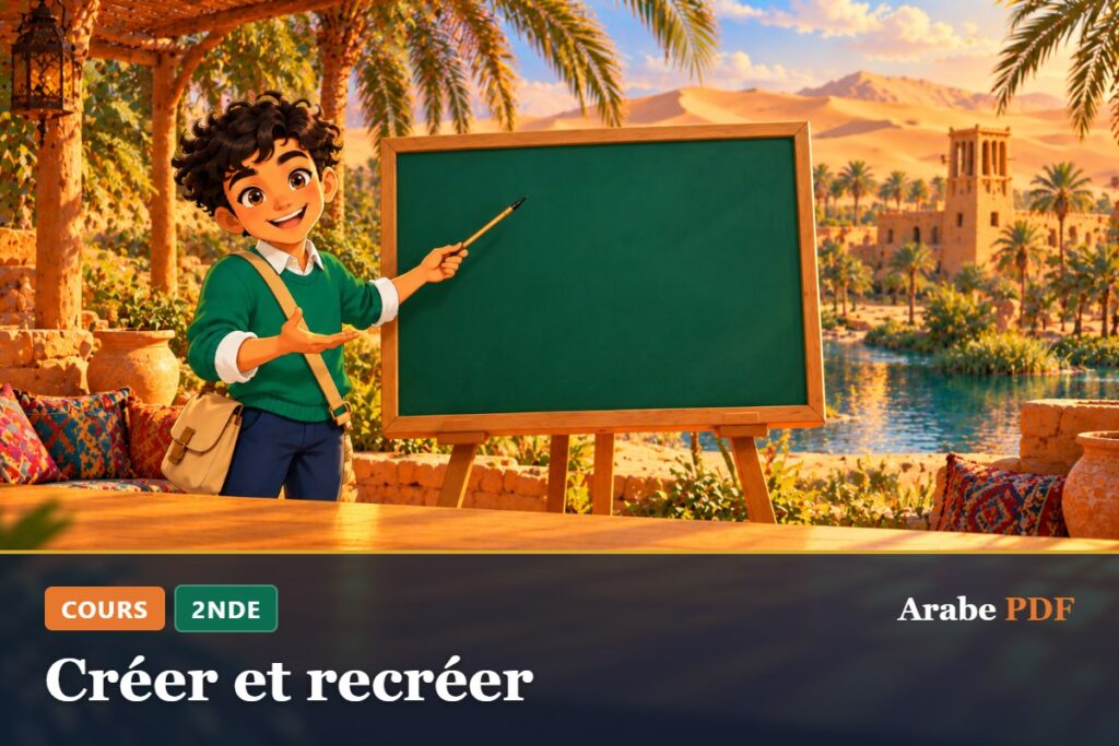 Cours d’arabe 2nde : Créer et recréer