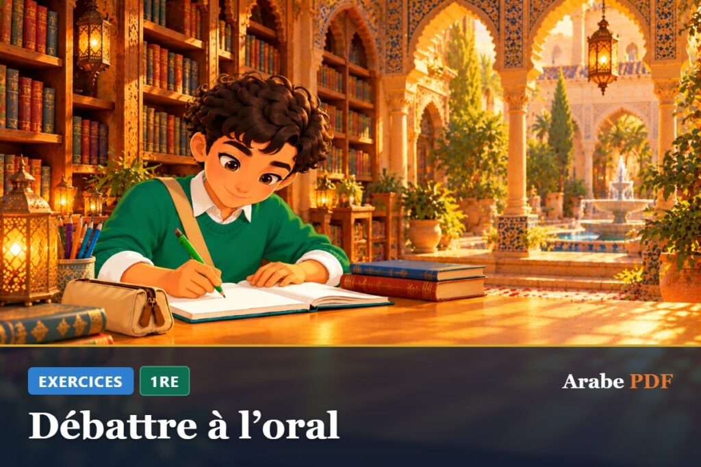Exercices d’arabe 1re : Débattre à l’oral
