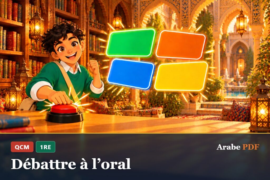 QCM d’arabe 1re : Débattre à l’oral