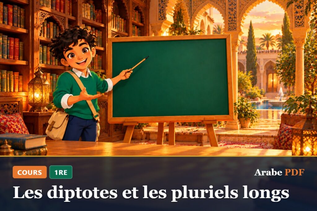 Cours d’arabe 1re : Les diptotes et les pluriels longs