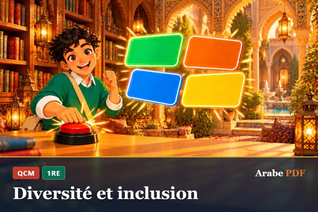 QCM d’arabe 1re : Diversité et inclusion
