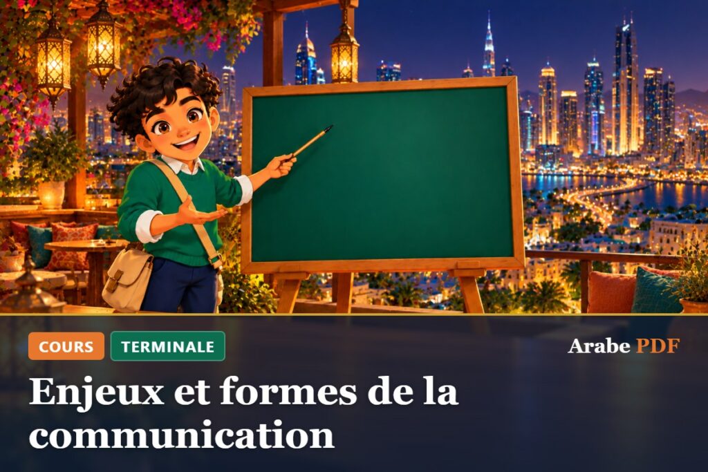 Cours d’arabe Terminale : Enjeux et formes de la communication