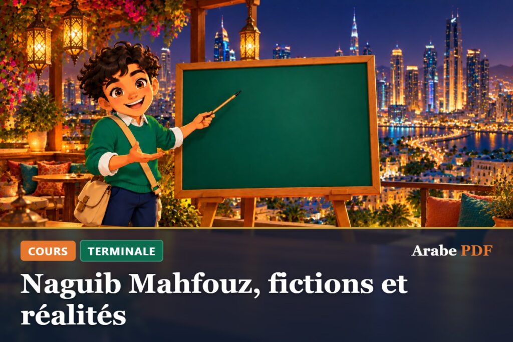 Cours d’arabe Terminale : Naguib Mahfouz, fictions et réalités