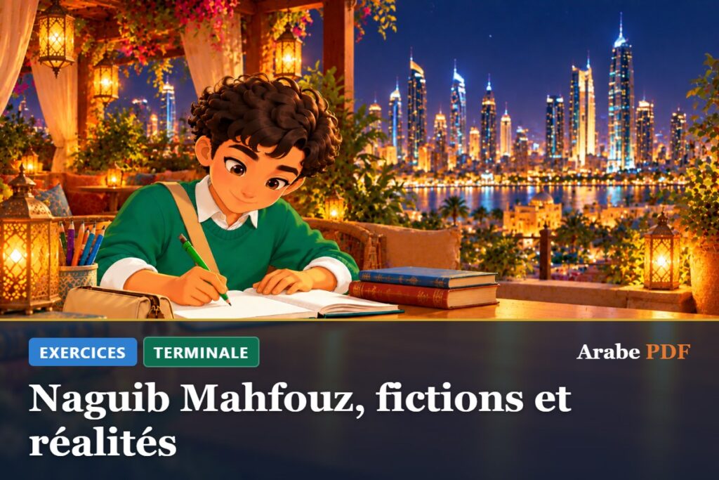 Exercices d’arabe Terminale : Naguib Mahfouz, fictions et réalités