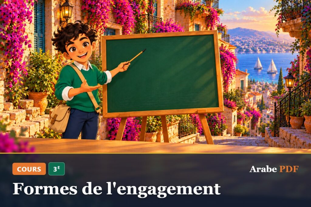 Cours d’arabe 3e : Formes de l'engagement