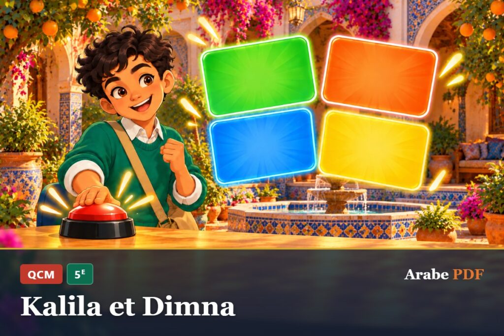 QCM d’arabe 5e : Kalila et Dimna