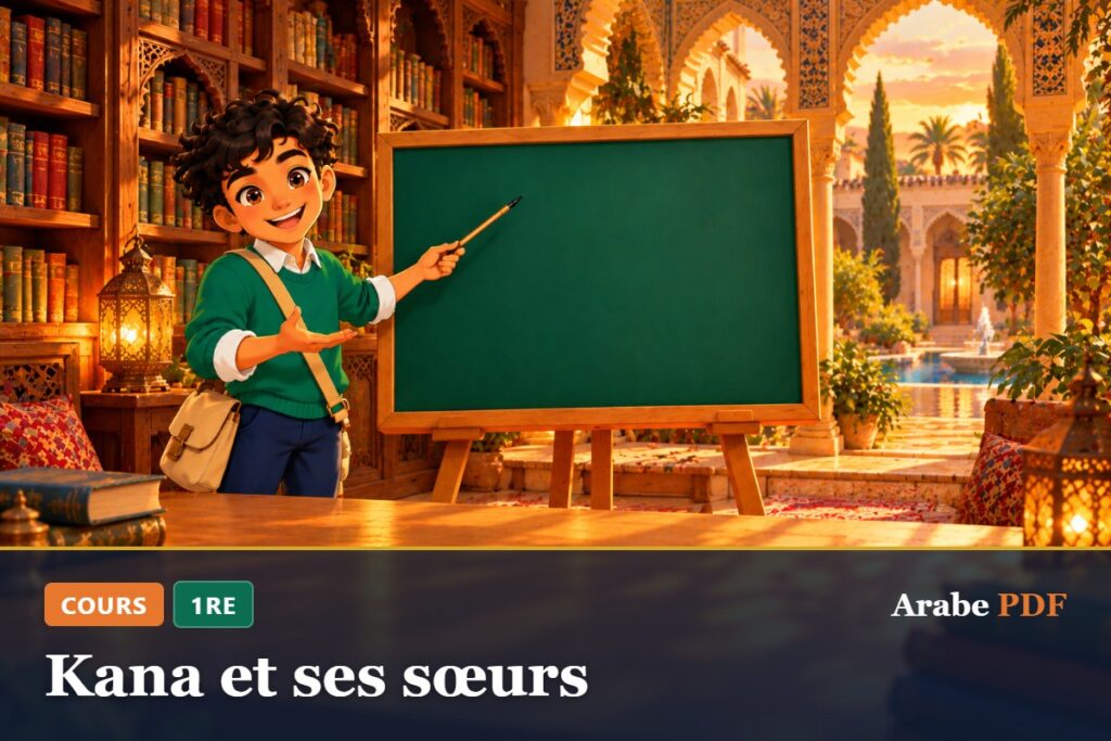 Cours d’arabe 1re : Kana et ses sœurs