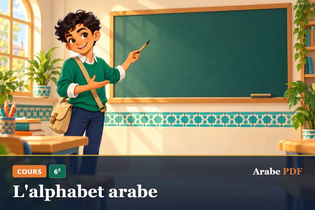 Cours d’arabe 6e : L'alphabet arabe