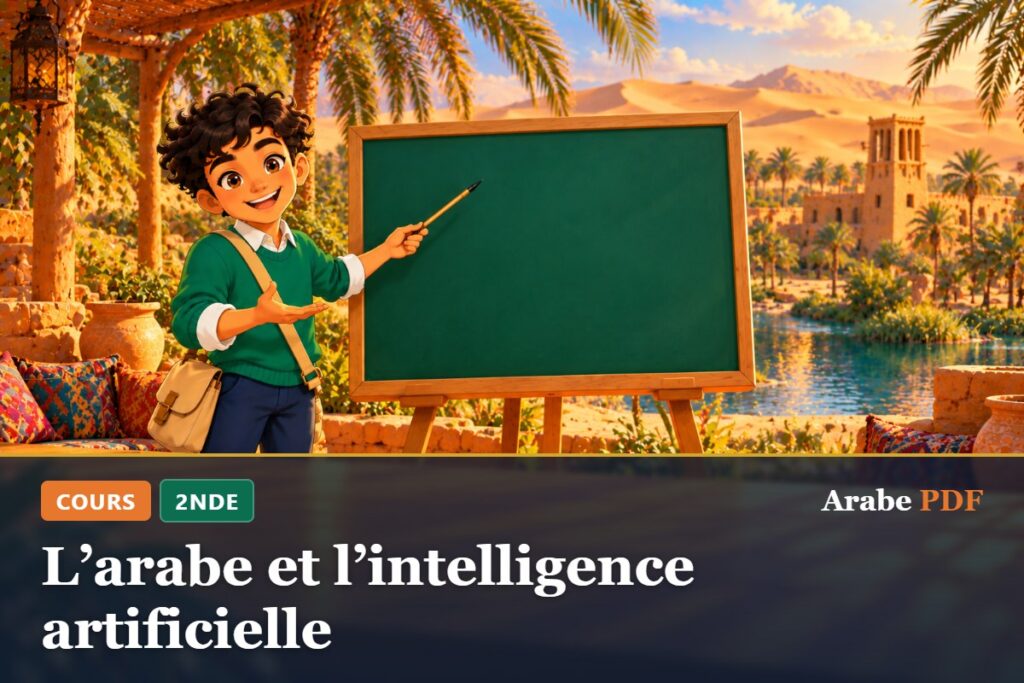 Cours d’arabe 2nde : L’arabe et l’intelligence artificielle