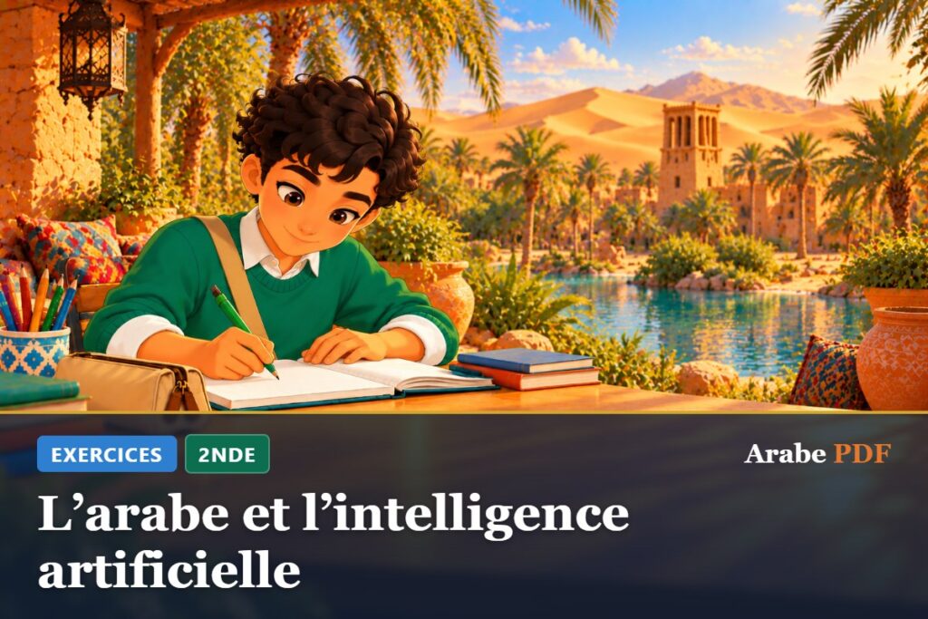 Exercices d’arabe 2nde : L’arabe et l’intelligence artificielle
