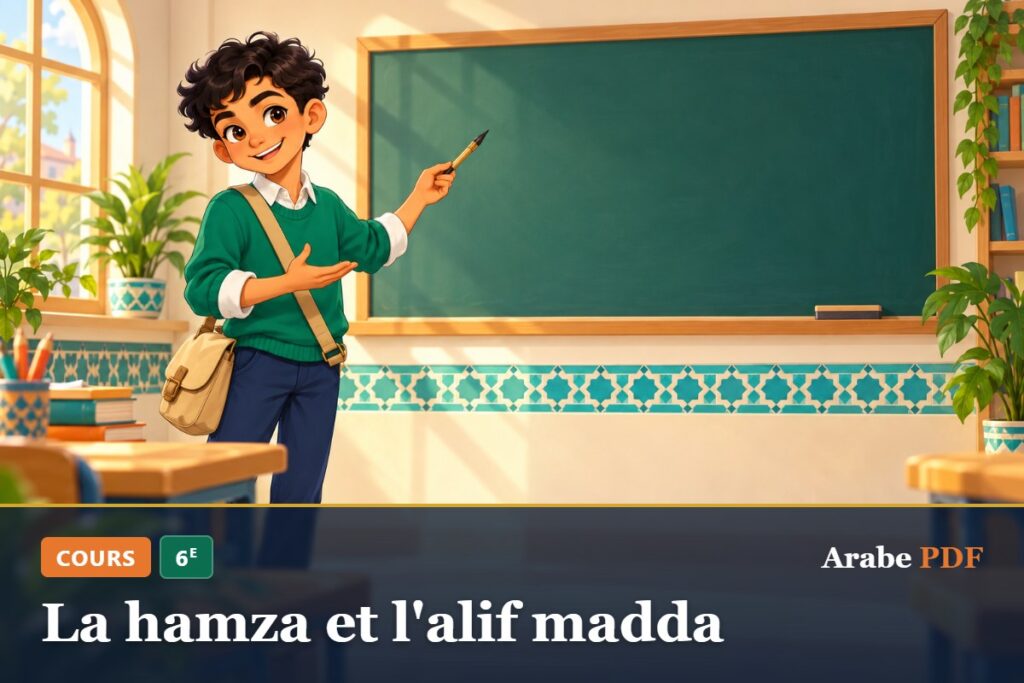 Cours d’arabe 6e : La hamza et l'alif madda