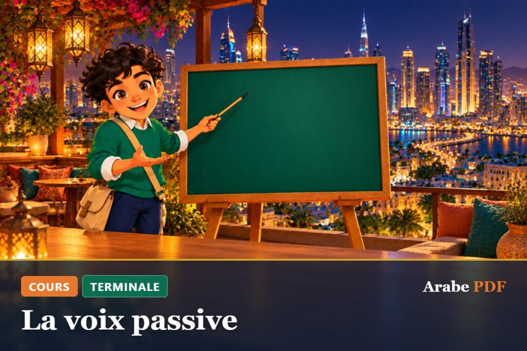 Cours d’arabe Terminale : La voix passive