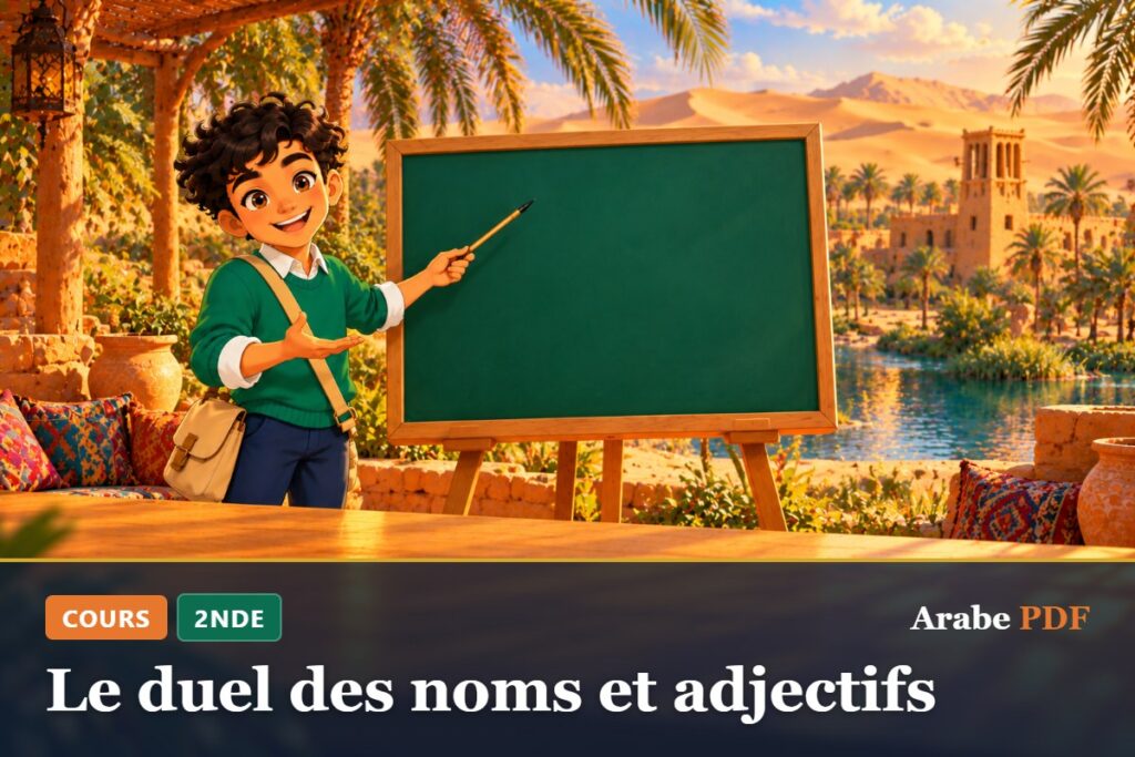 Cours d’arabe 2nde : Le duel des noms et adjectifs