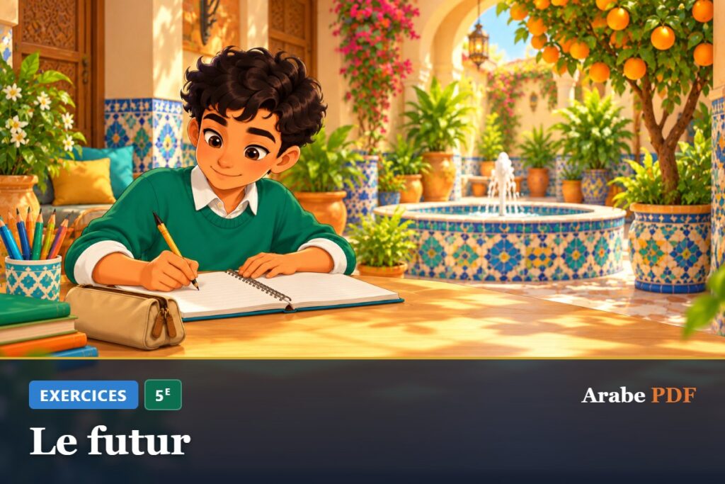 Exercices d’arabe 5e : Le futur