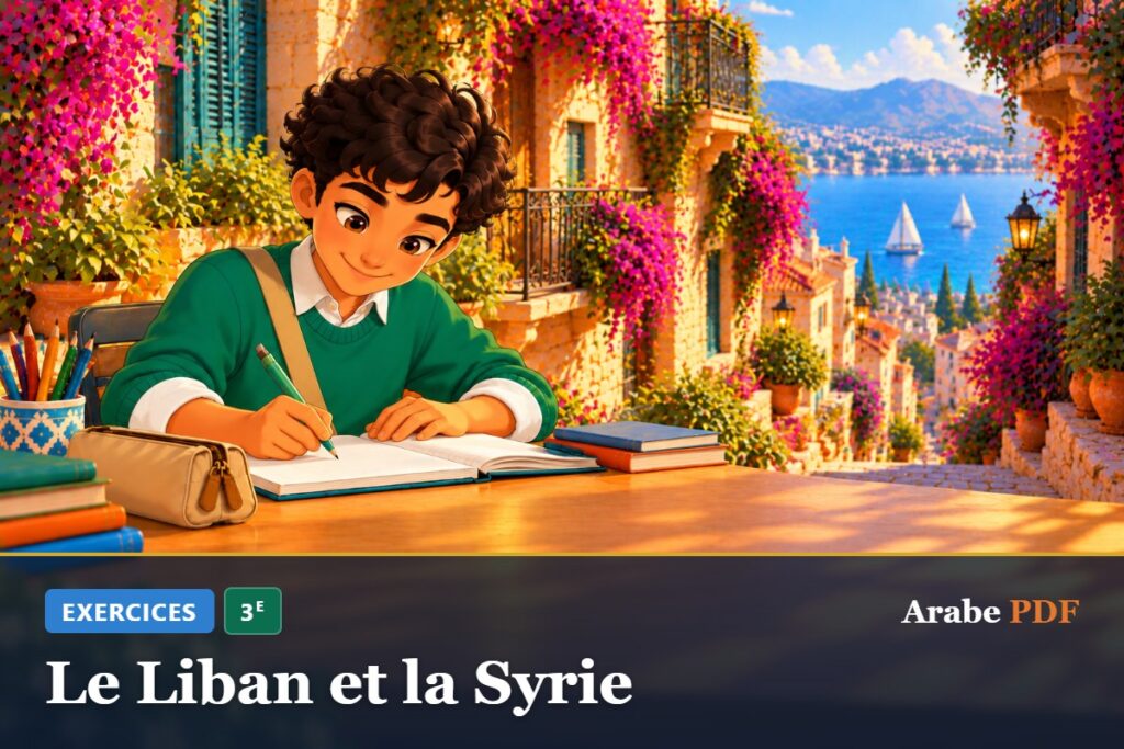 Exercices d’arabe 3e : Le Liban et la Syrie