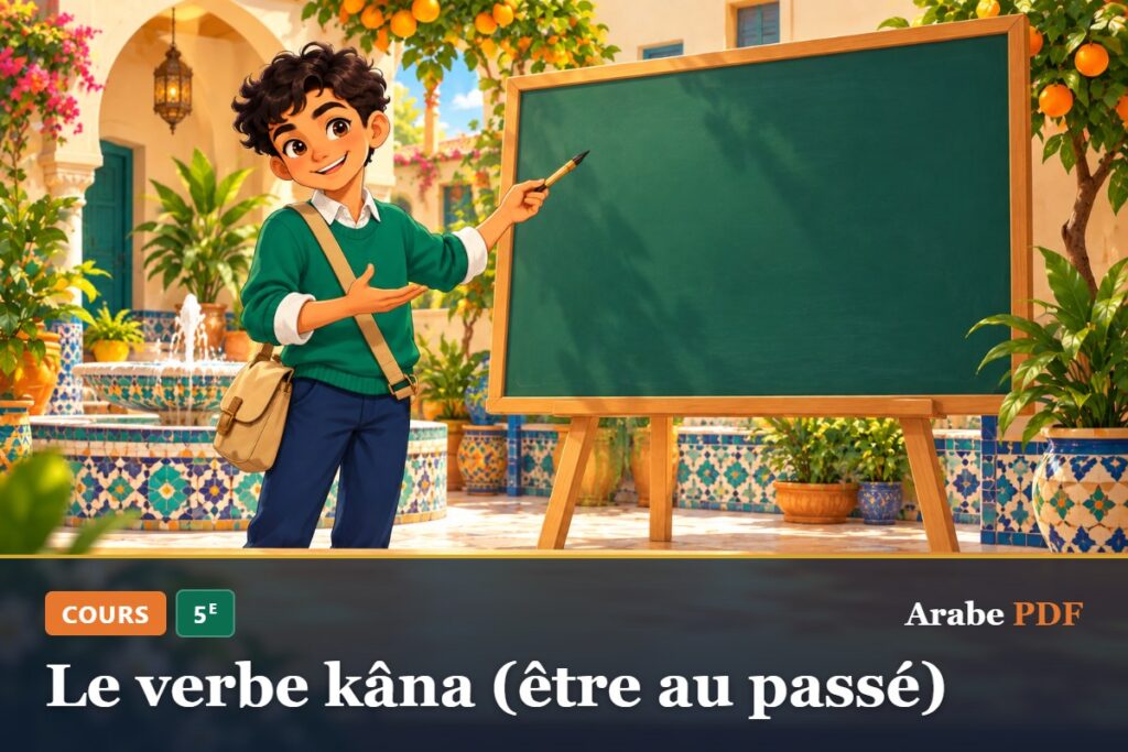 Cours d’arabe 5e : Le verbe kâna (être au passé)