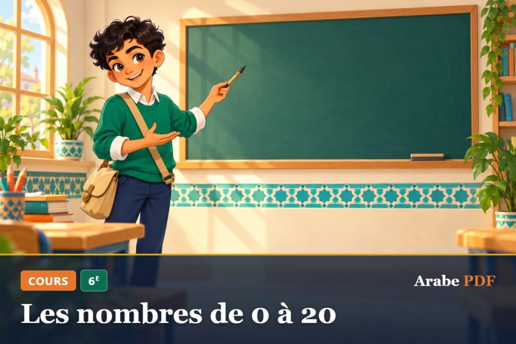 Cours d’arabe 6e : Les nombres de 0 à 20