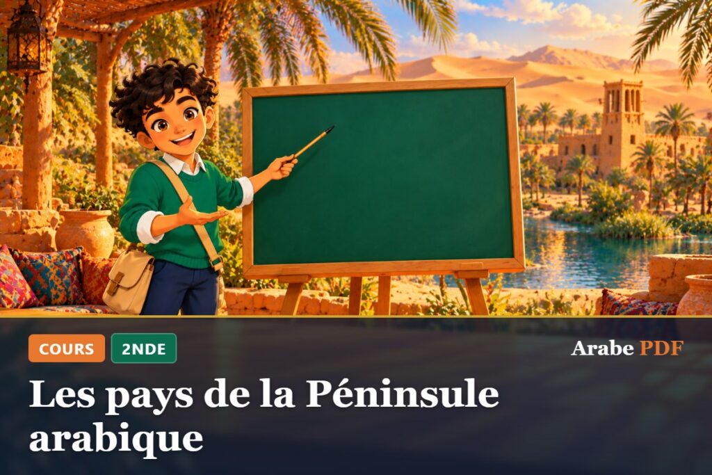 Cours d’arabe 2nde : Les pays de la Péninsule arabique