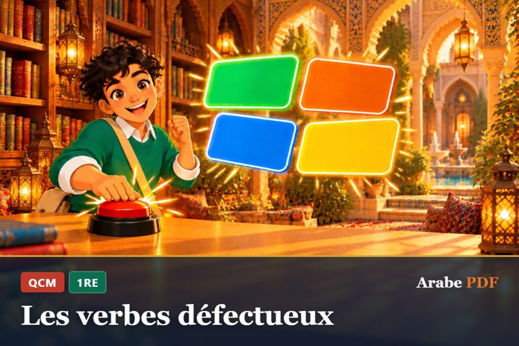 QCM d’arabe 1re : Les verbes défectueux