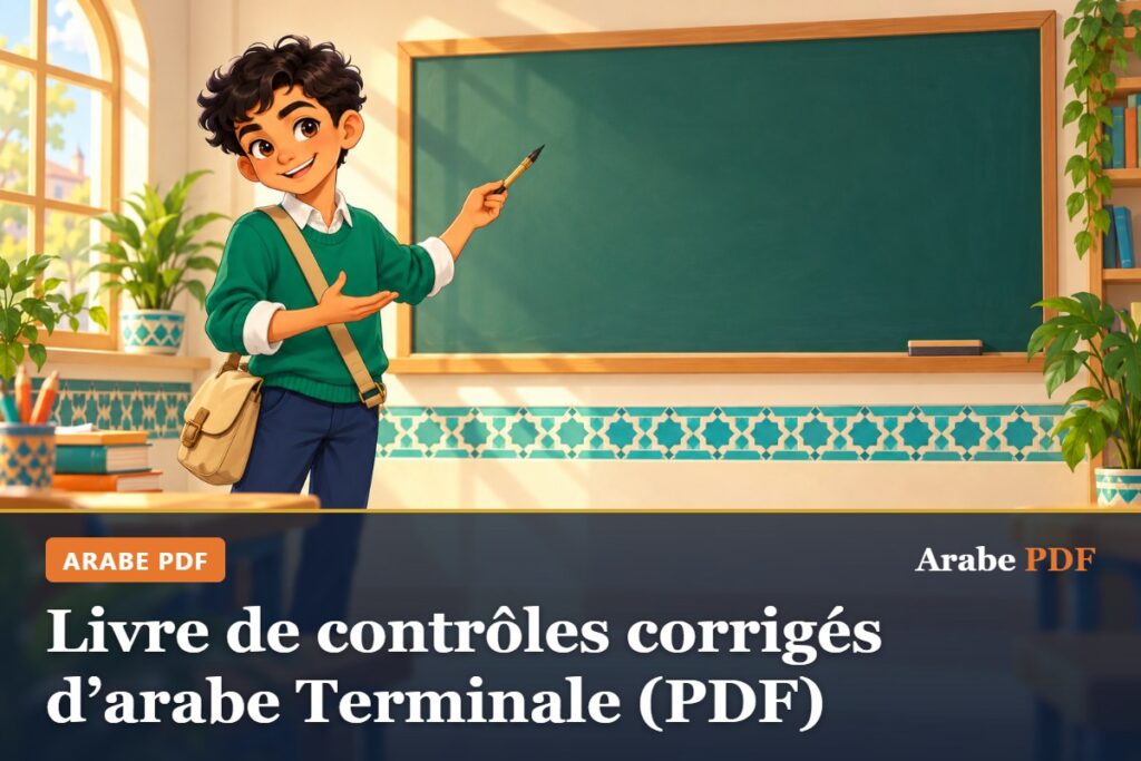 Livre de contrôles corrigés d’arabe Terminale (PDF) – Arabe PDF