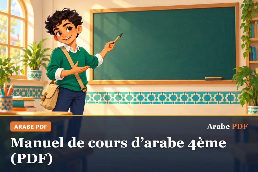 Manuel de cours d’arabe 4ème (PDF) – Arabe PDF