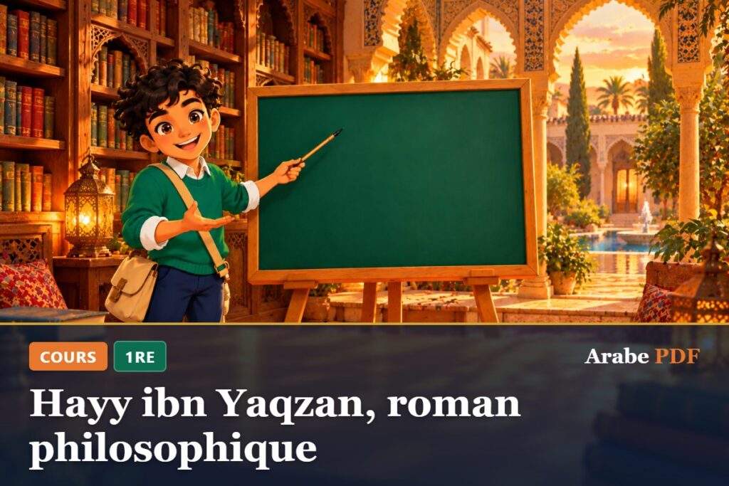 Cours d’arabe 1re : Hayy ibn Yaqzan, roman philosophique