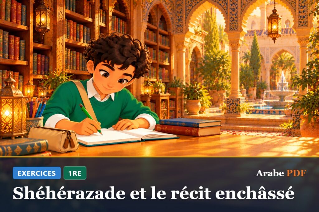 Exercices d’arabe 1re : Shéhérazade et le récit enchâssé