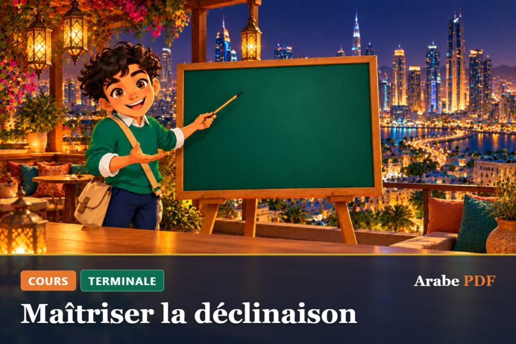 Cours d’arabe Terminale : Maîtriser la déclinaison