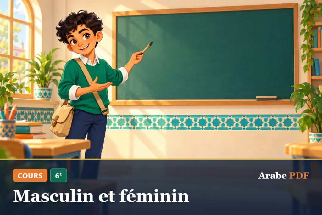 Cours d’arabe 6e : Masculin et féminin