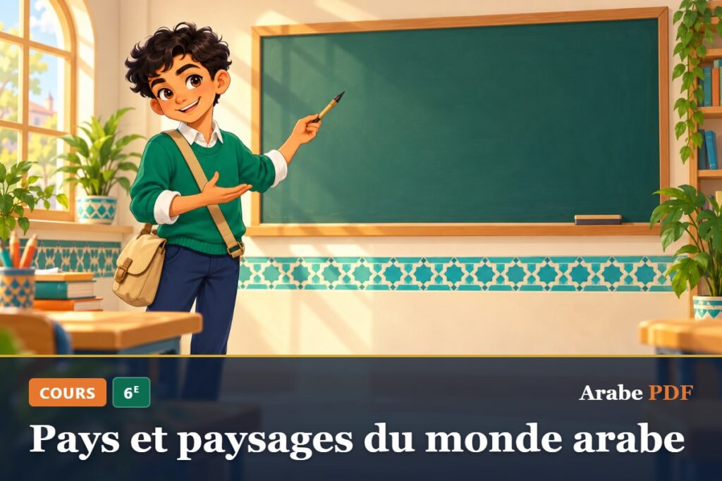 Cours d’arabe 6e : Pays et paysages du monde arabe