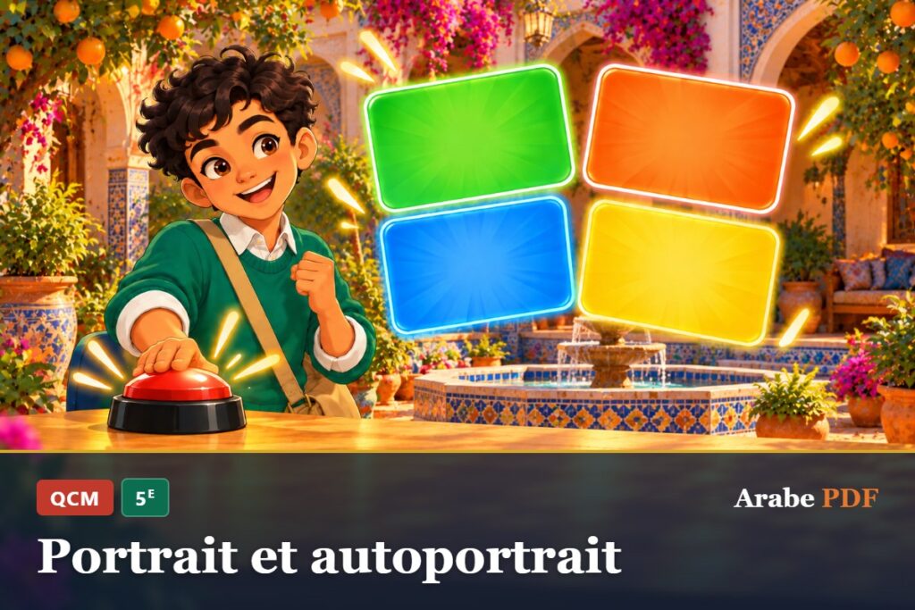 QCM d’arabe 5e : Portrait et autoportrait
