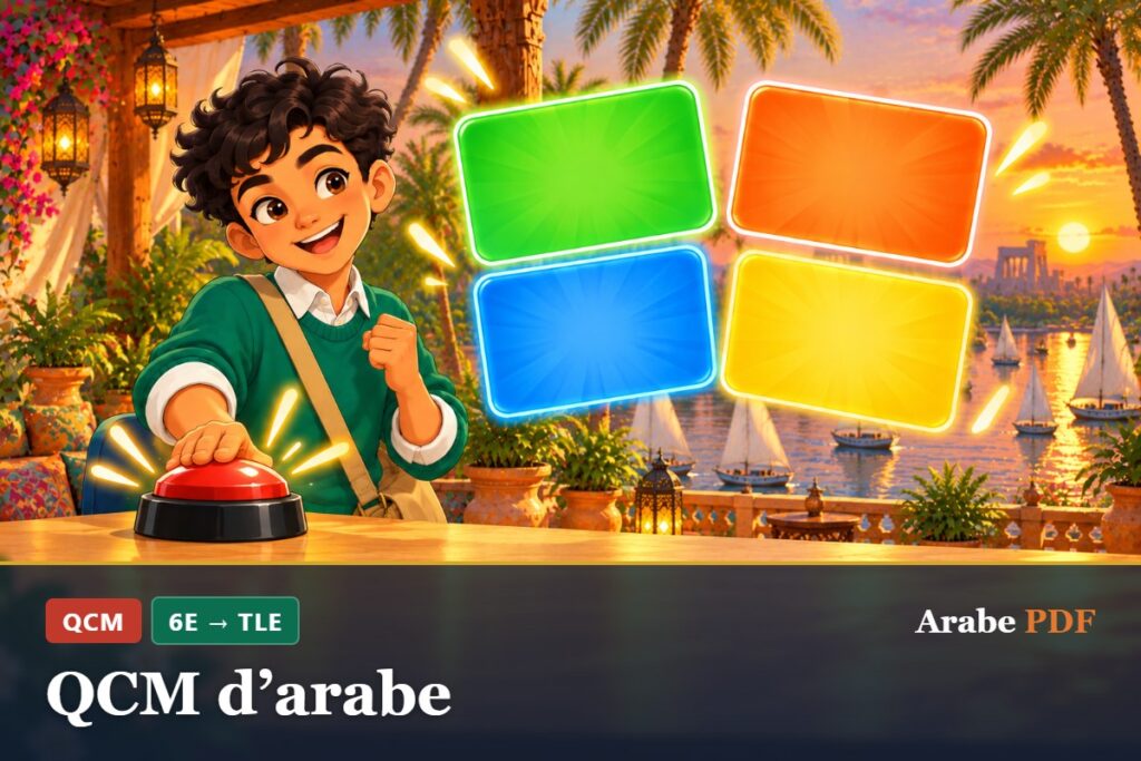 QCM d’arabe – Arabe PDF