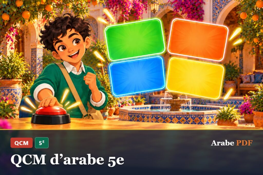 QCM d’arabe 5e – Arabe PDF