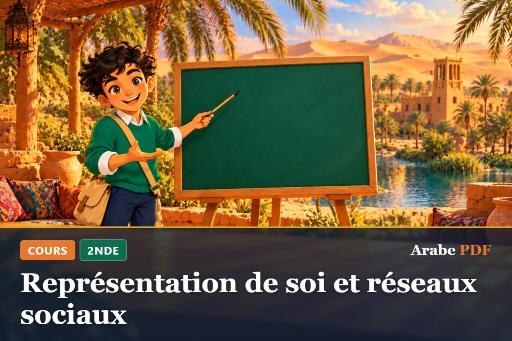 Cours d’arabe 2nde : Représentation de soi et réseaux sociaux