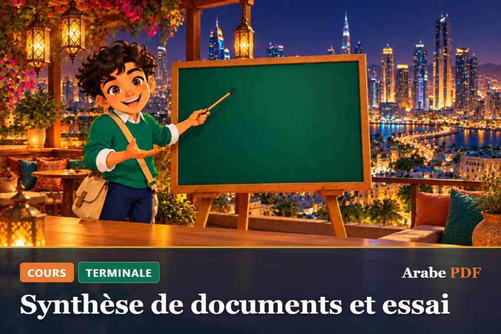 Cours d’arabe Terminale : Synthèse de documents et essai