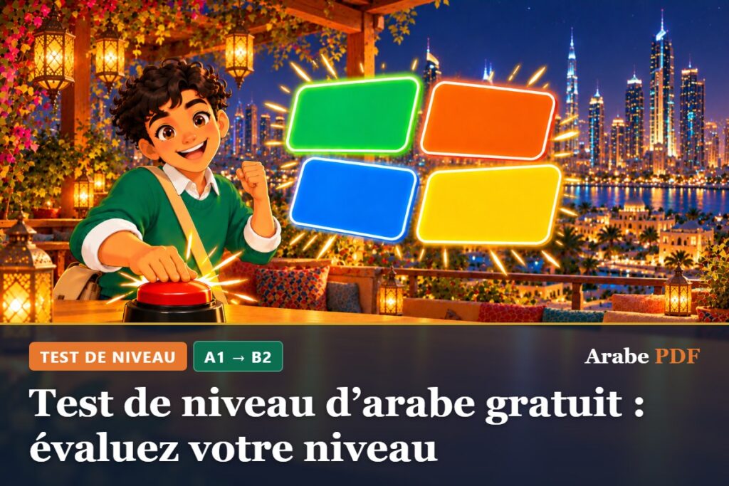 Test de niveau d’arabe gratuit : évaluez votre niveau – Arabe PDF