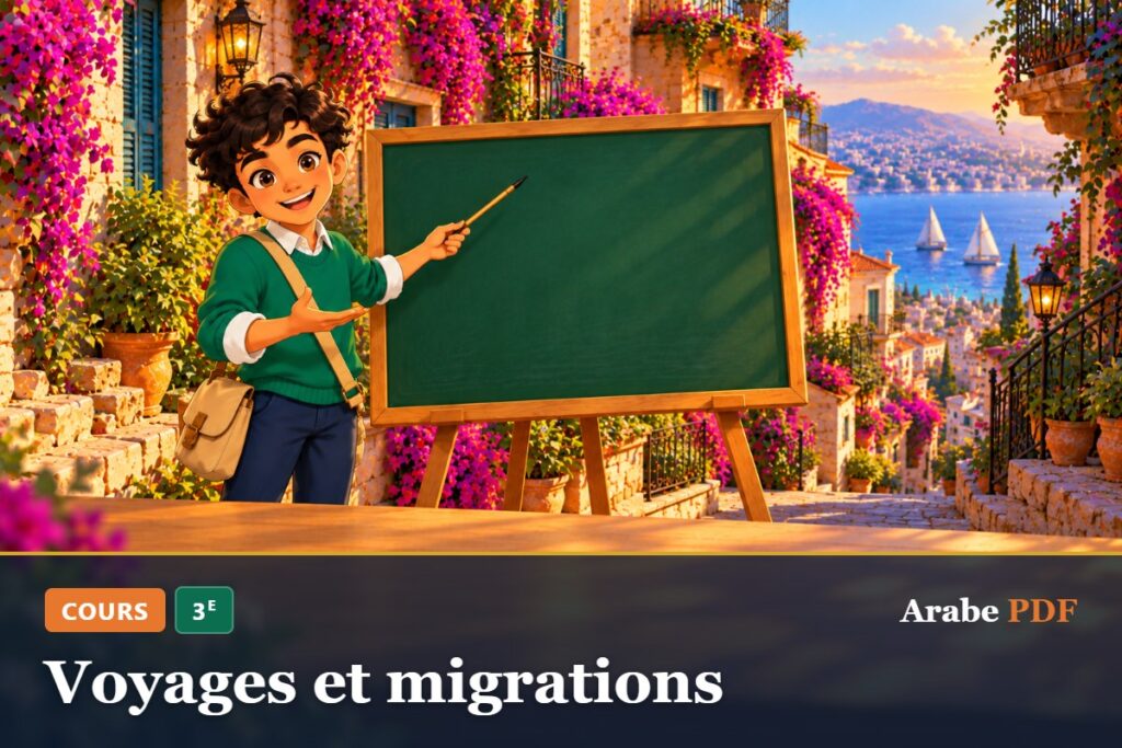 Cours d’arabe 3e : Voyages et migrations